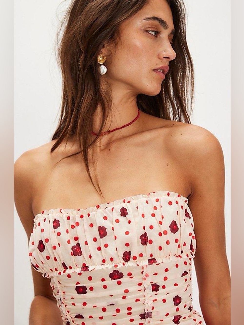 Free People Scottie Printed Tube Top